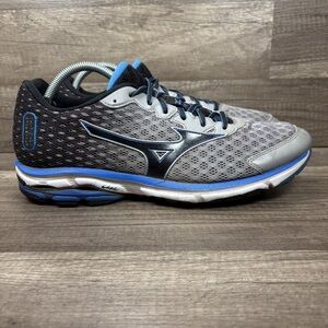 Mizuno Wave Rider 18 Gray Blue Mens US Size 11 410654.7D90 Running Shoes